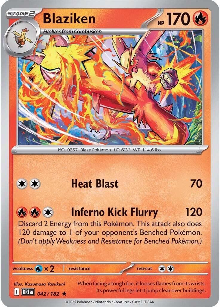 Blaziken (042/182) [Scarlet & Violet: Destined Rivals] | Mega City Incorporated