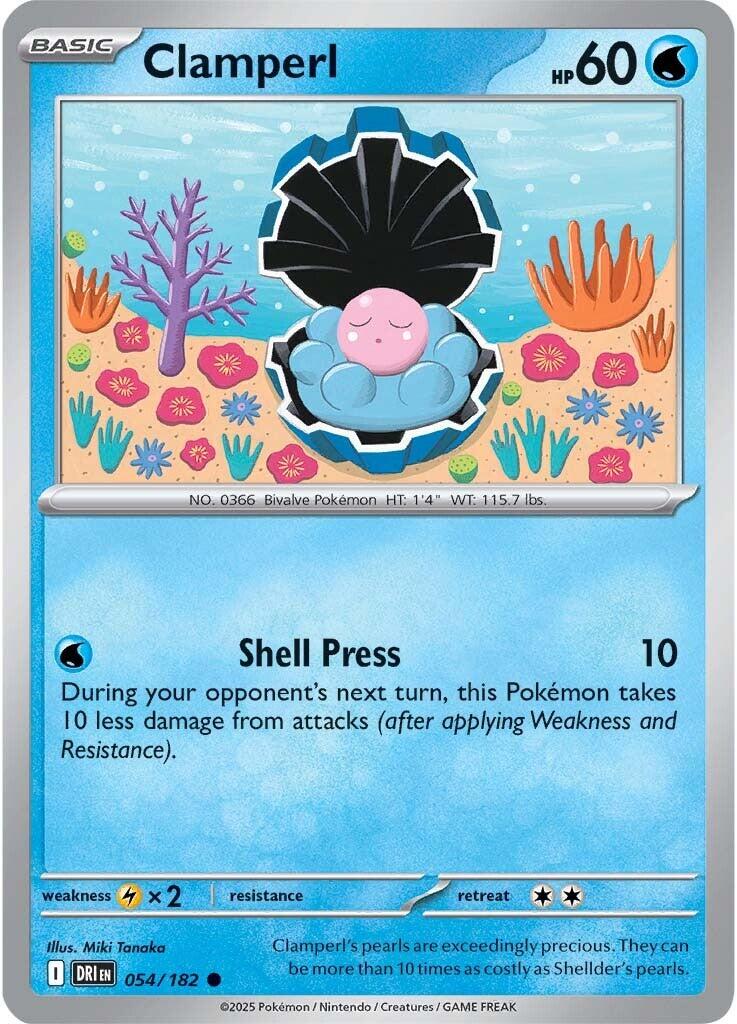 Clamperl (054/182) [Scarlet & Violet: Destined Rivals] | Mega City Incorporated