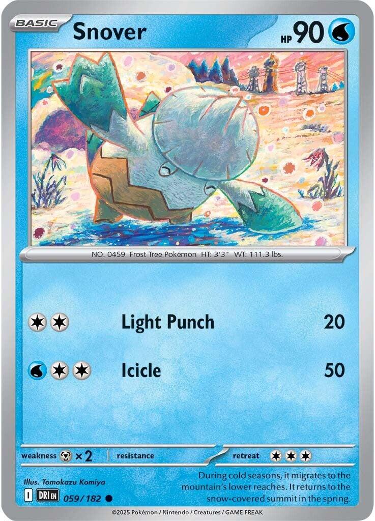 Snover (059/182) [Scarlet & Violet: Destined Rivals] | Mega City Incorporated