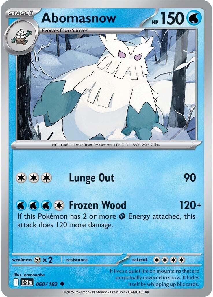 Abomasnow (060/182) [Scarlet & Violet: Destined Rivals] | Mega City Incorporated