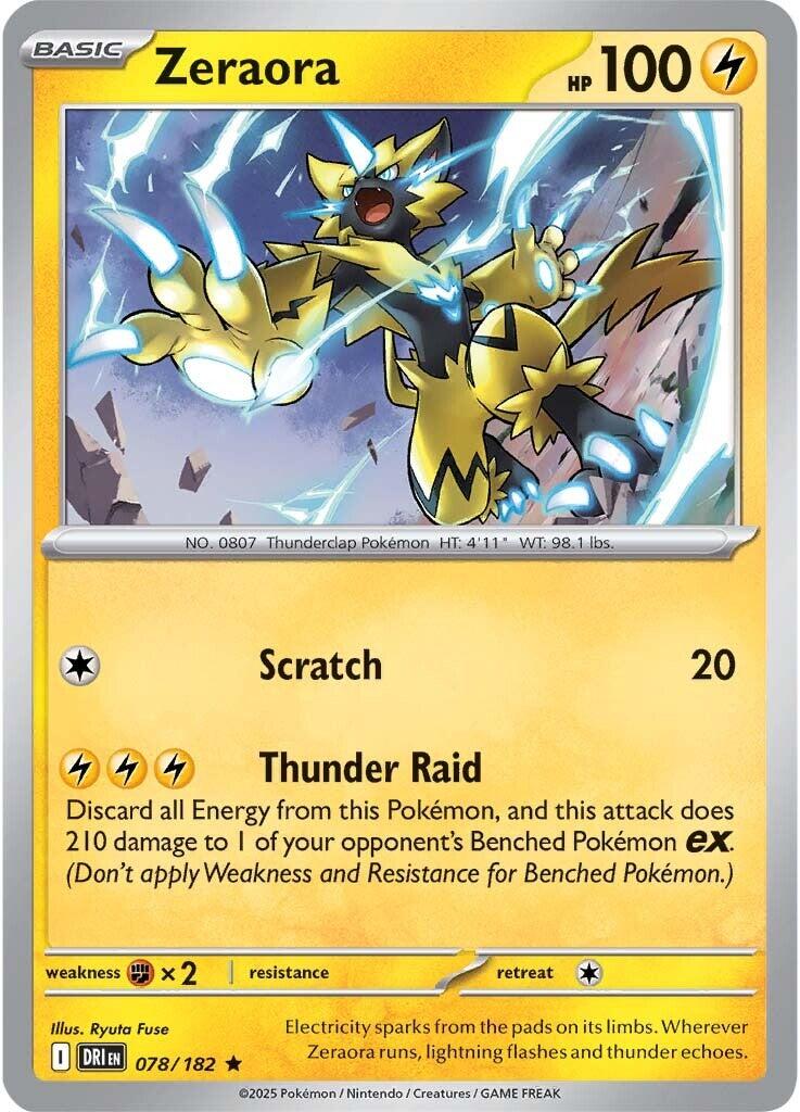 Zeraora (078/182) [Scarlet & Violet: Destined Rivals] | Mega City Incorporated
