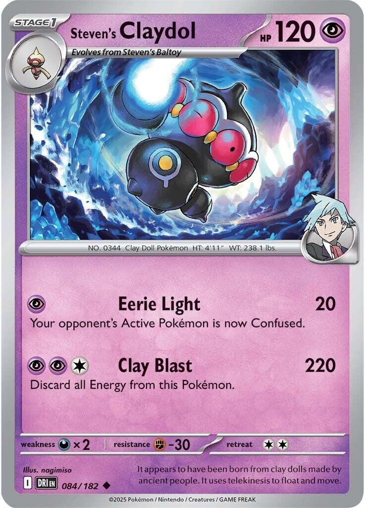 Steven's Claydol (084/182) [Scarlet & Violet: Destined Rivals] | Mega City Incorporated