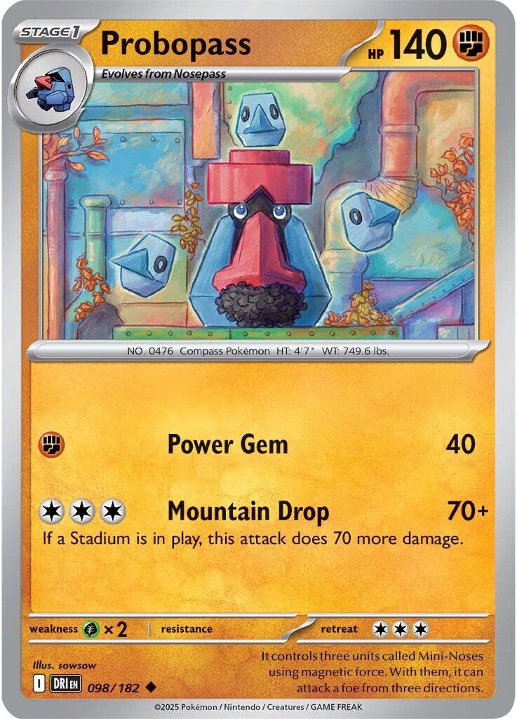 Probopass (098/182) [Scarlet & Violet: Destined Rivals] | Mega City Incorporated