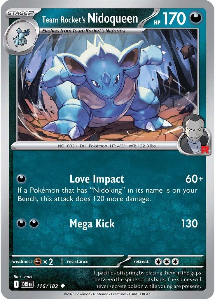 Team Rocket's Nidoqueen (116/182) [Scarlet & Violet: Destined Rivals] | Mega City Incorporated