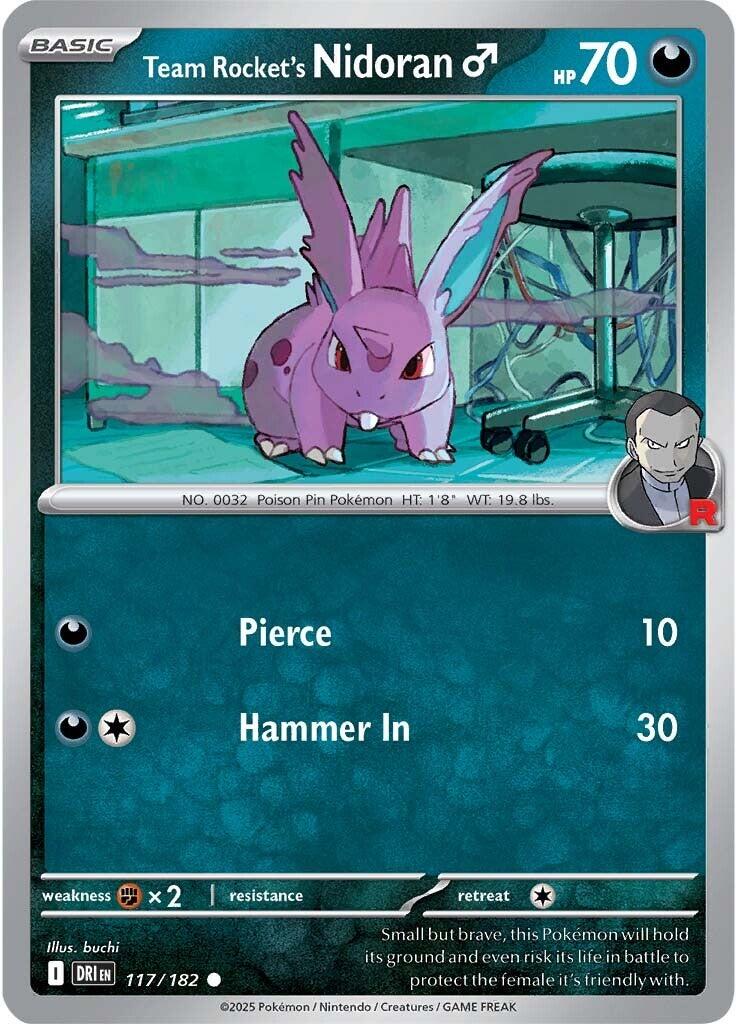 Team Rocket's Nidorand (117/182) [Scarlet & Violet: Destined Rivals] | Mega City Incorporated