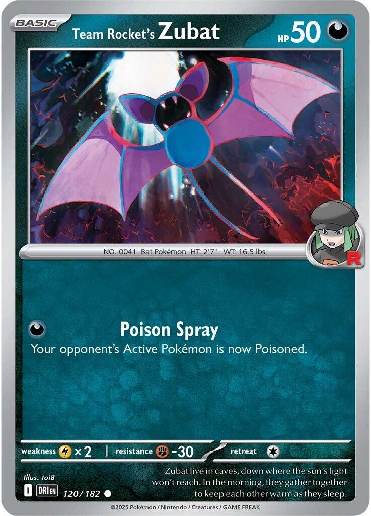 Team Rocket's Zubat (120/182) [Scarlet & Violet: Destined Rivals] | Mega City Incorporated