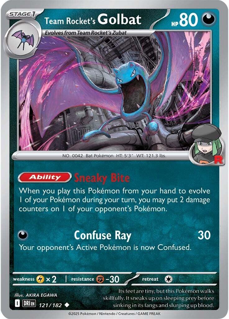 Team Rocket's Golbat (121/182) [Scarlet & Violet: Destined Rivals] | Mega City Incorporated