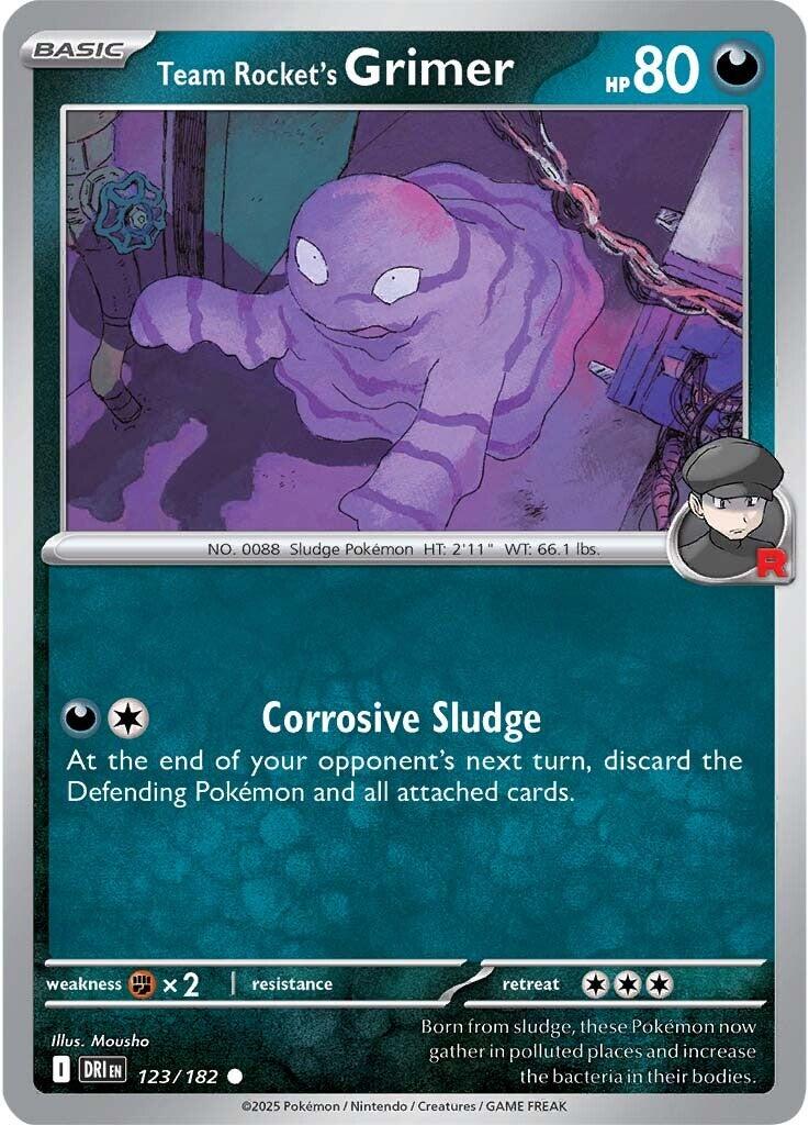 Team Rocket's Grimer (123/182) [Scarlet & Violet: Destined Rivals] | Mega City Incorporated