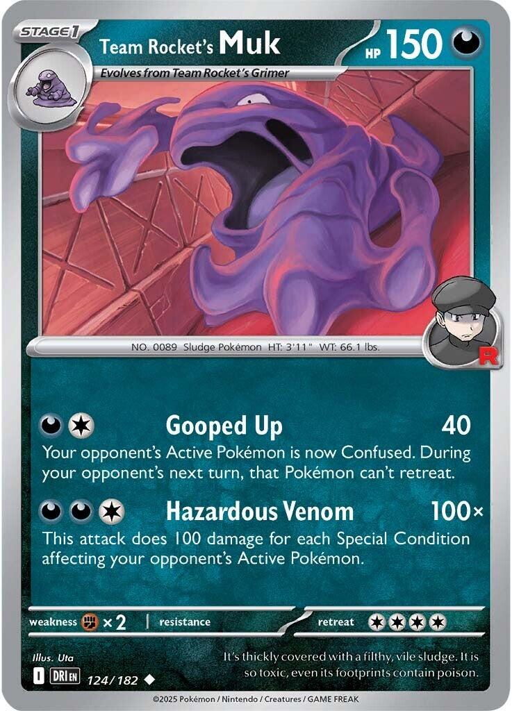 Team Rocket's Muk (124/182) [Scarlet & Violet: Destined Rivals] | Mega City Incorporated
