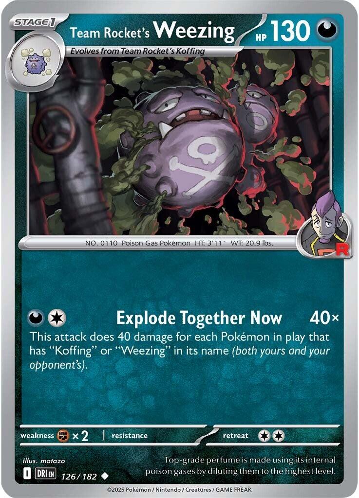 Team Rocket's Weezing (126/182) [Scarlet & Violet: Destined Rivals] | Mega City Incorporated