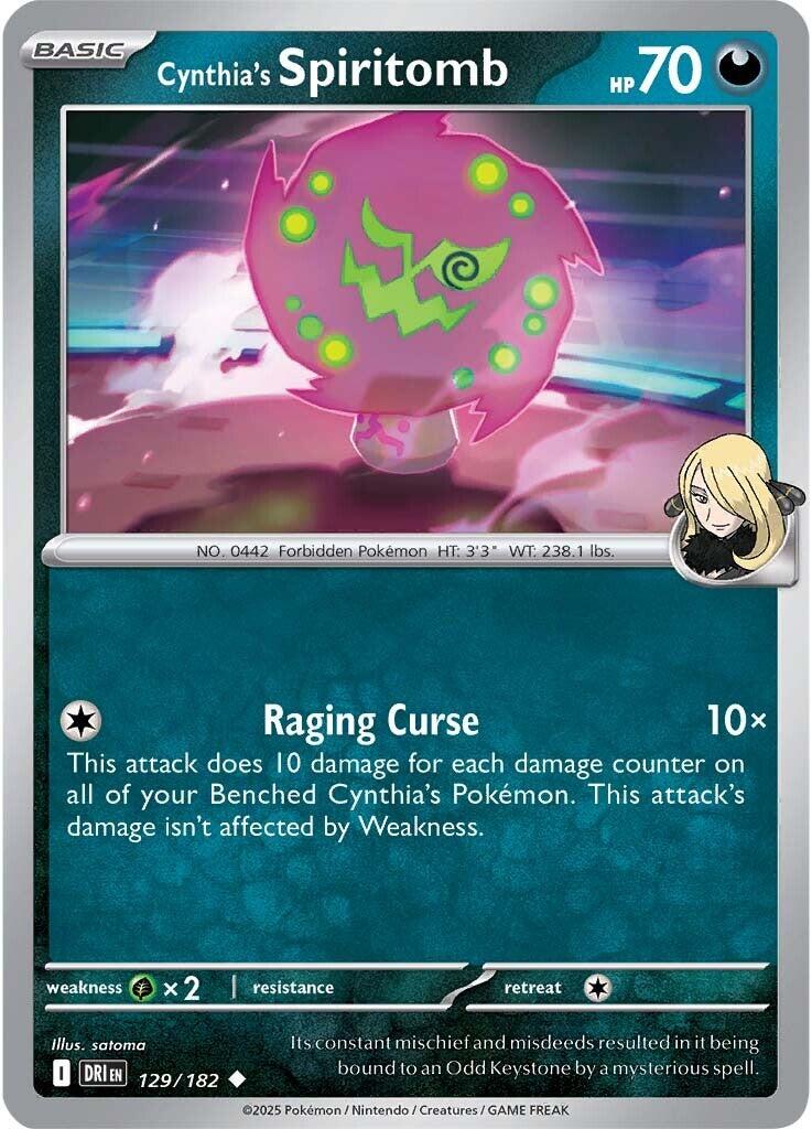Cynthia's Spiritomb (129/182) [Scarlet & Violet: Destined Rivals] | Mega City Incorporated