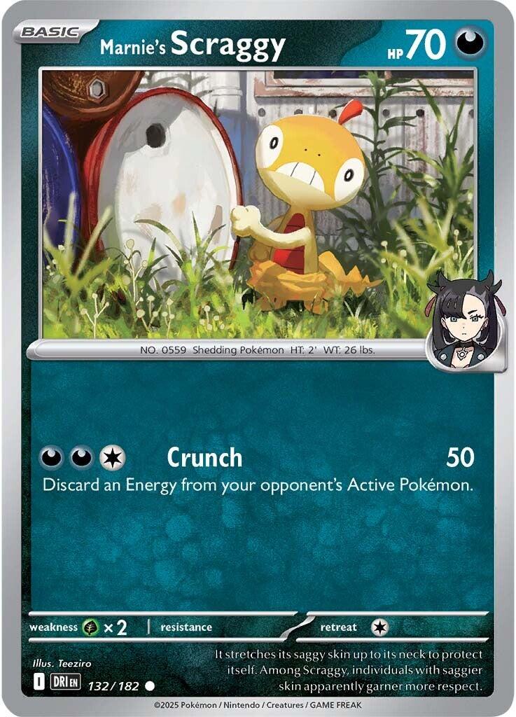 Marnie's Scraggy (132/182) [Scarlet & Violet: Destined Rivals] | Mega City Incorporated