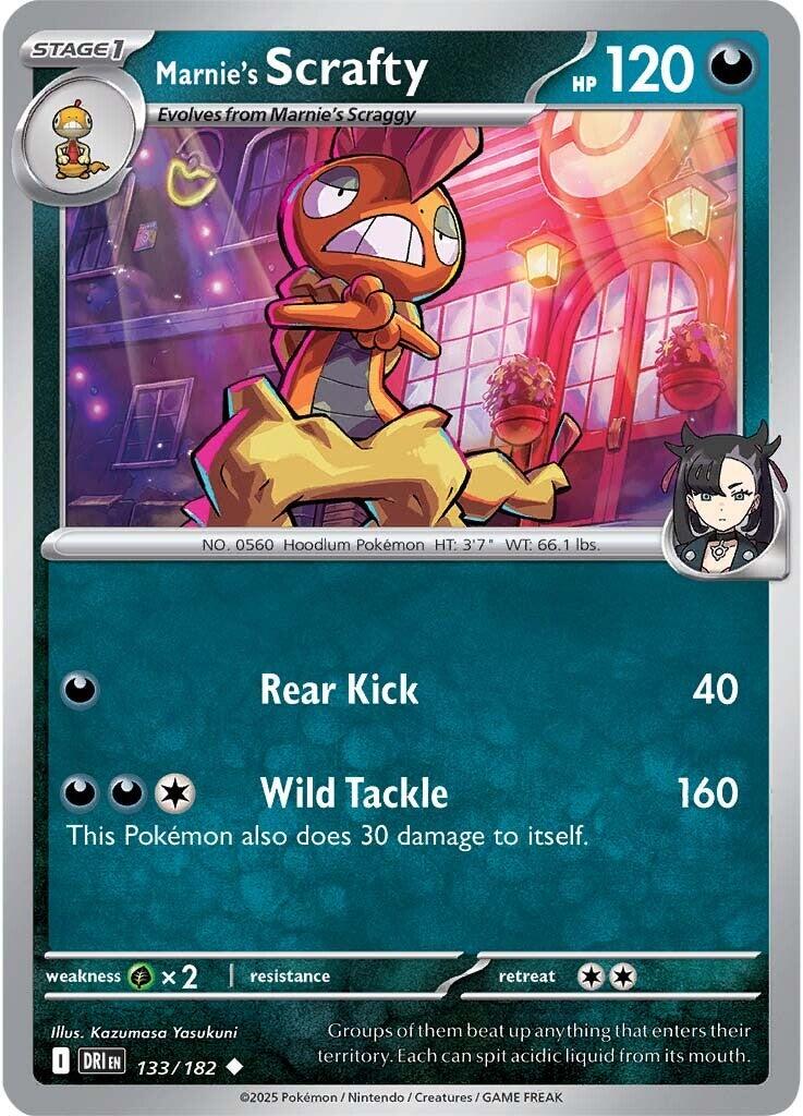 Marnie's Scrafty (133/182) [Scarlet & Violet: Destined Rivals] | Mega City Incorporated