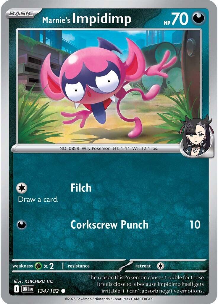 Marnie's Impidimp (134/182) [Scarlet & Violet: Destined Rivals] | Mega City Incorporated