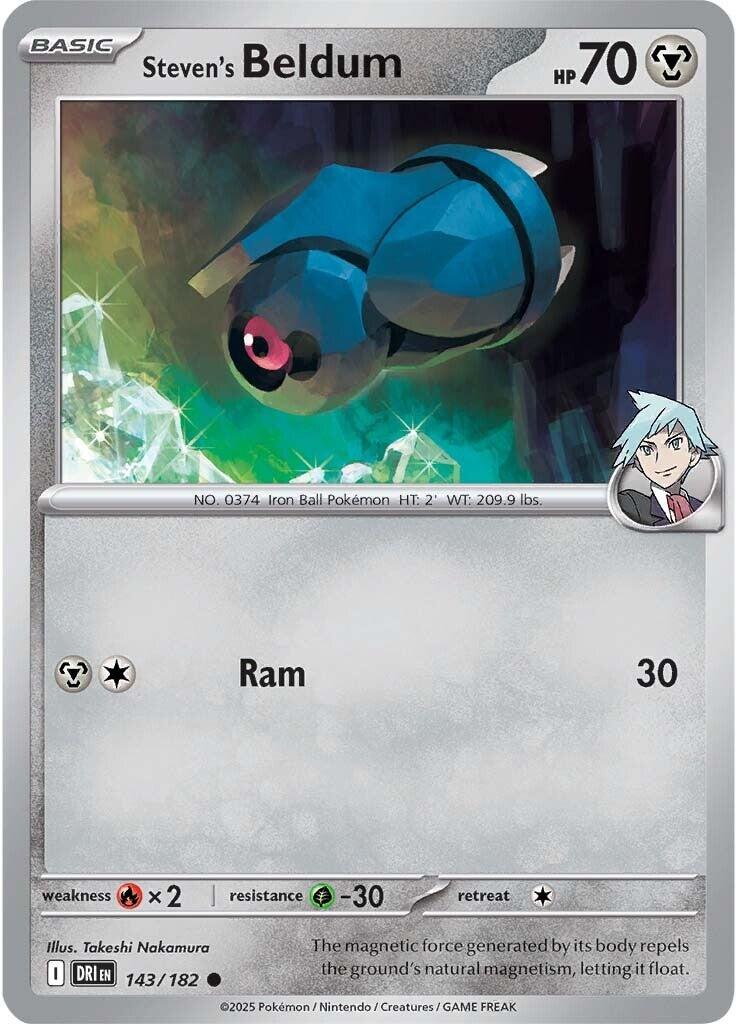 Steven's Beldum (143/182) [Scarlet & Violet: Destined Rivals] | Mega City Incorporated
