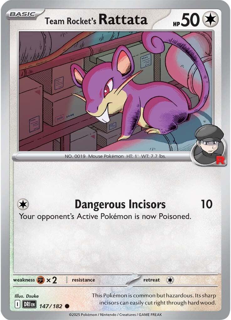 Team Rocket's Rattata (147/182) [Scarlet & Violet: Destined Rivals] | Mega City Incorporated