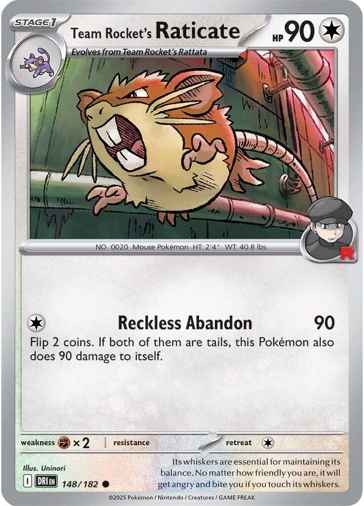 Team Rocket's Raticate (148/182) [Scarlet & Violet: Destined Rivals] | Mega City Incorporated