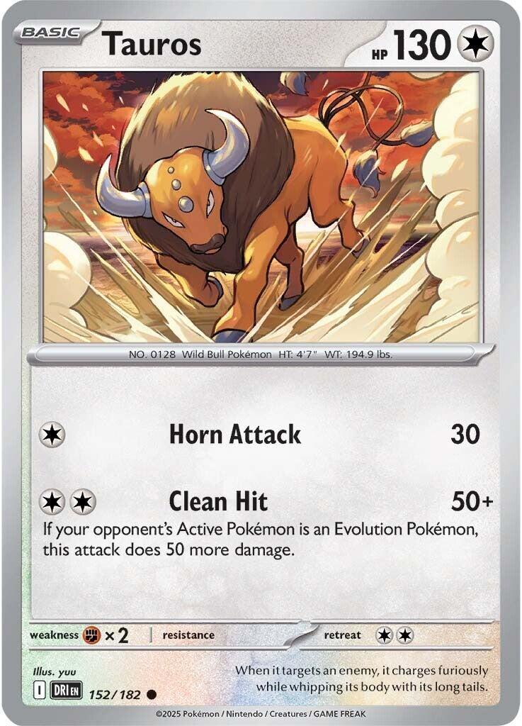 Tauros (152/182) [Scarlet & Violet: Destined Rivals] | Mega City Incorporated