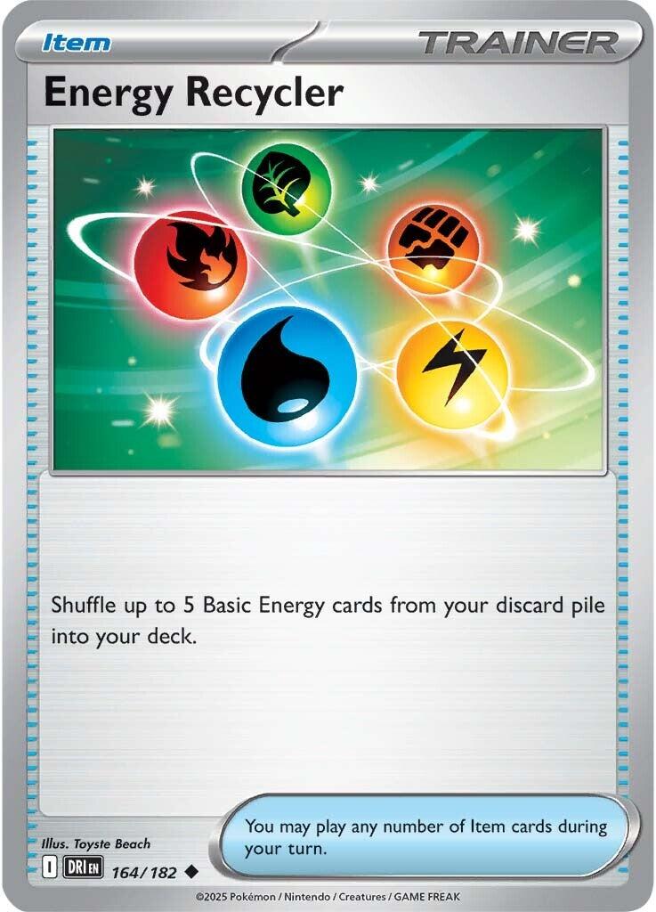 Energy Recycler (164/182) [Scarlet & Violet: Destined Rivals] | Mega City Incorporated