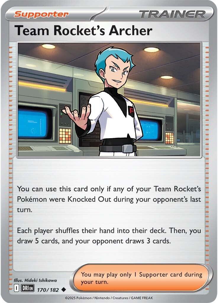 Team Rocket's Archer (170/182) [Scarlet & Violet: Destined Rivals] | Mega City Incorporated