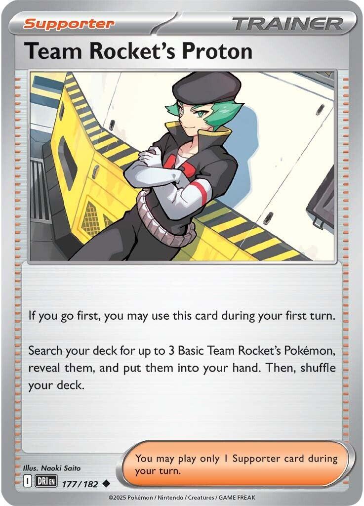 Team Rocket's Proton (177/182) [Scarlet & Violet: Destined Rivals] | Mega City Incorporated