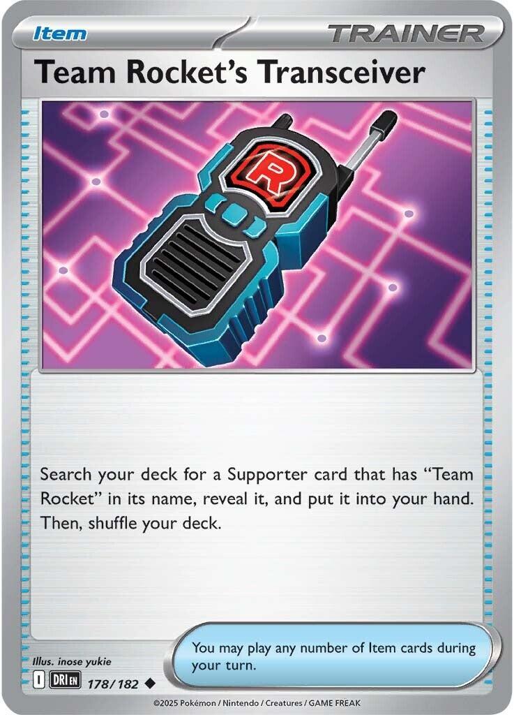 Team Rocket's Transceiver (178/182) [Scarlet & Violet: Destined Rivals] | Mega City Incorporated
