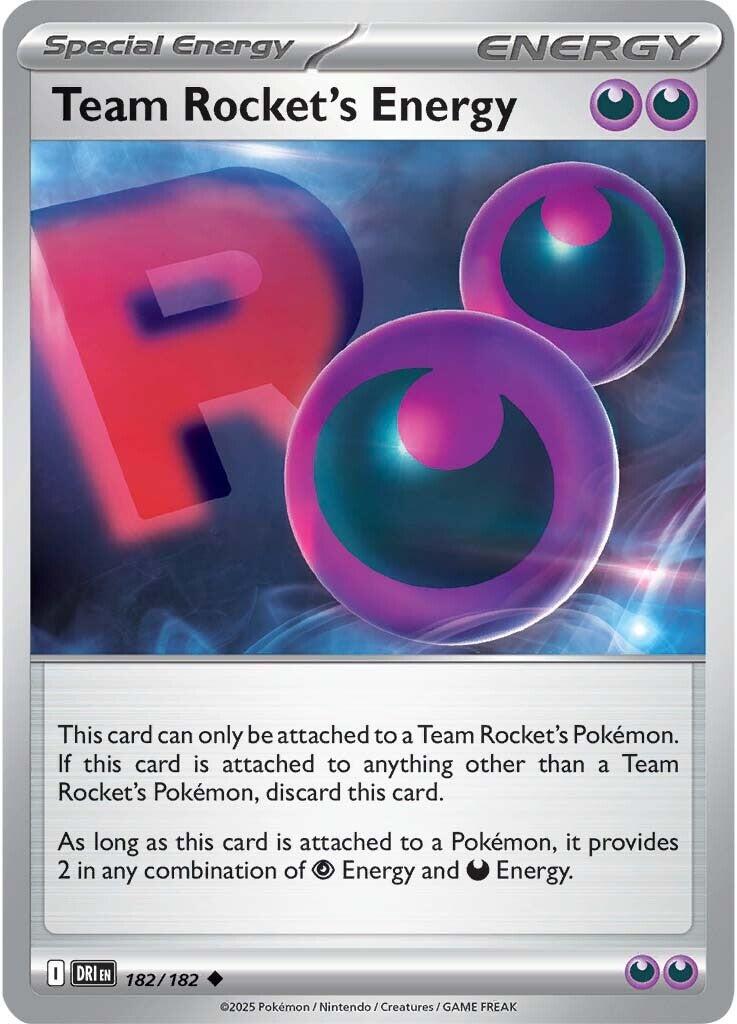 Team Rocket's Energy (182/182) [Scarlet & Violet: Destined Rivals] | Mega City Incorporated