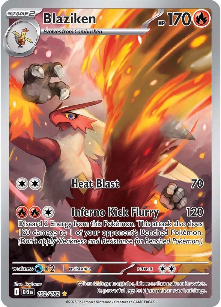 Blaziken (192/182) [Scarlet & Violet: Destined Rivals] | Mega City Incorporated