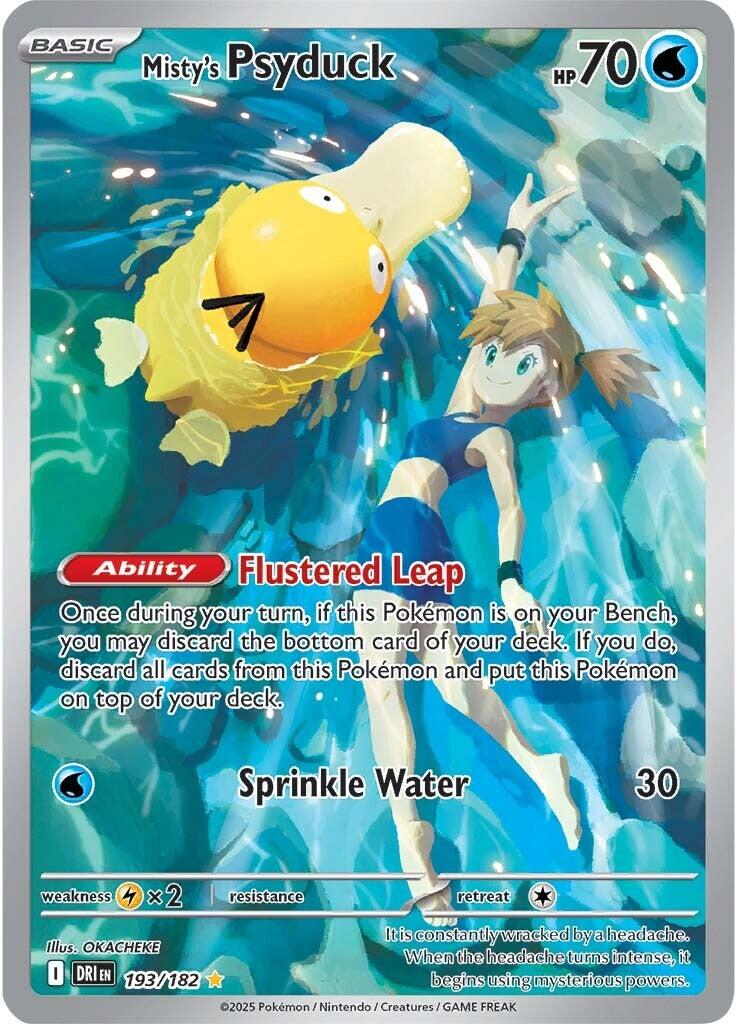 Misty's Psyduck (193/182) [Scarlet & Violet: Destined Rivals] | Mega City Incorporated