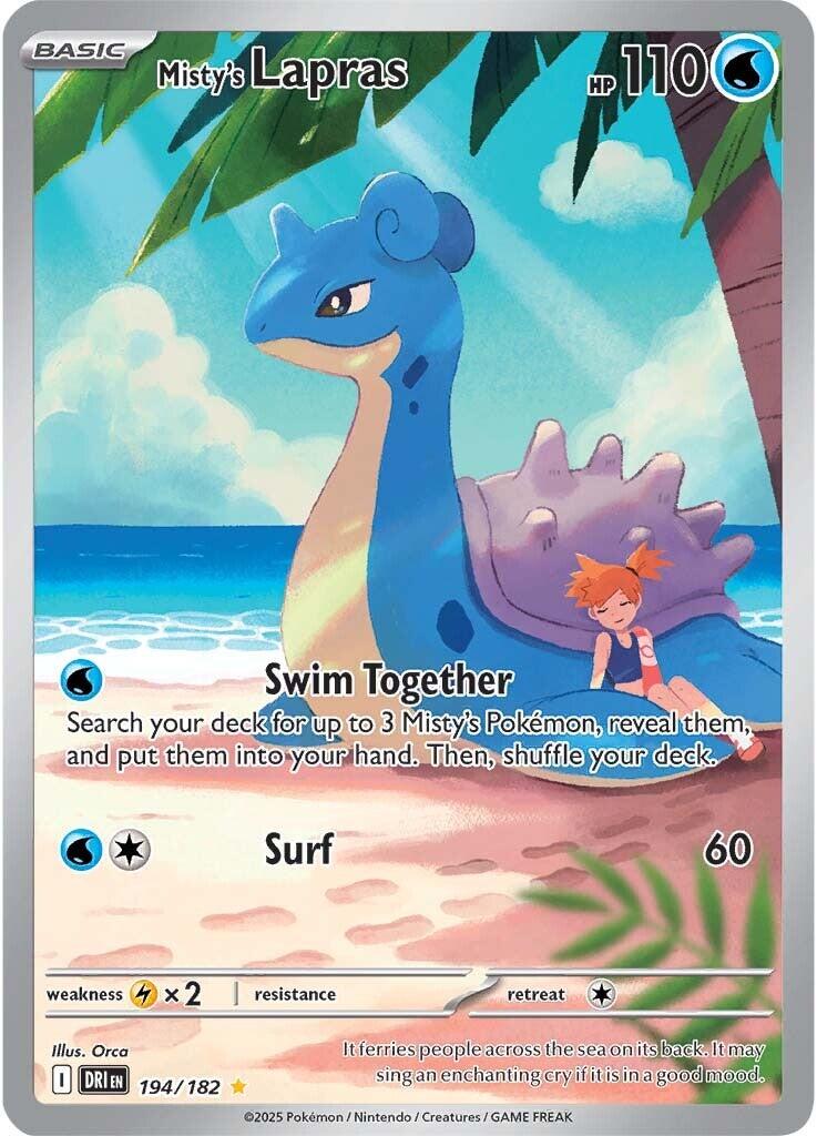 Misty's Lapras (194/182) [Scarlet & Violet: Destined Rivals] | Mega City Incorporated