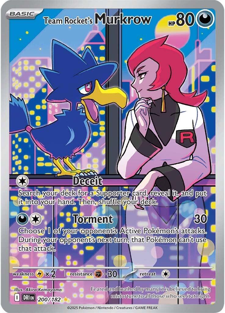 Team Rocket's Murkrow (200/182) [Scarlet & Violet: Destined Rivals] | Mega City Incorporated