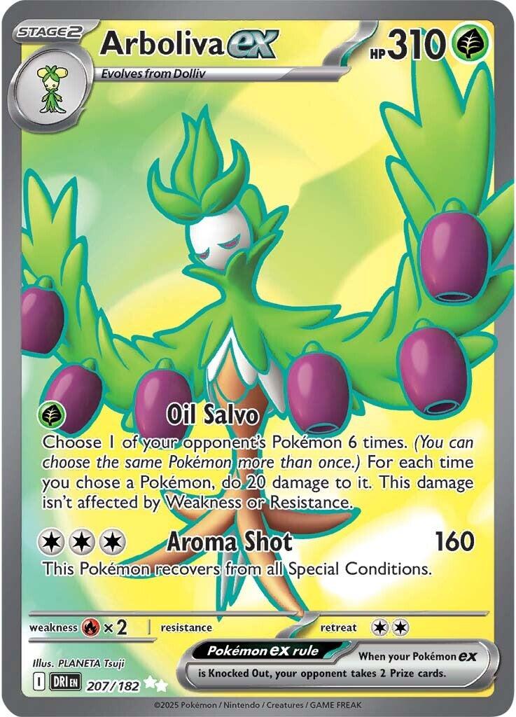 Arboliva ex (207/182) [Scarlet & Violet: Destined Rivals] | Mega City Incorporated
