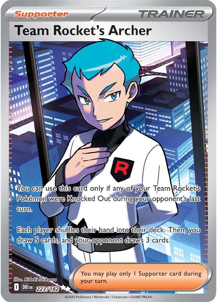 Team Rocket's Archer (223/182) [Scarlet & Violet: Destined Rivals] | Mega City Incorporated