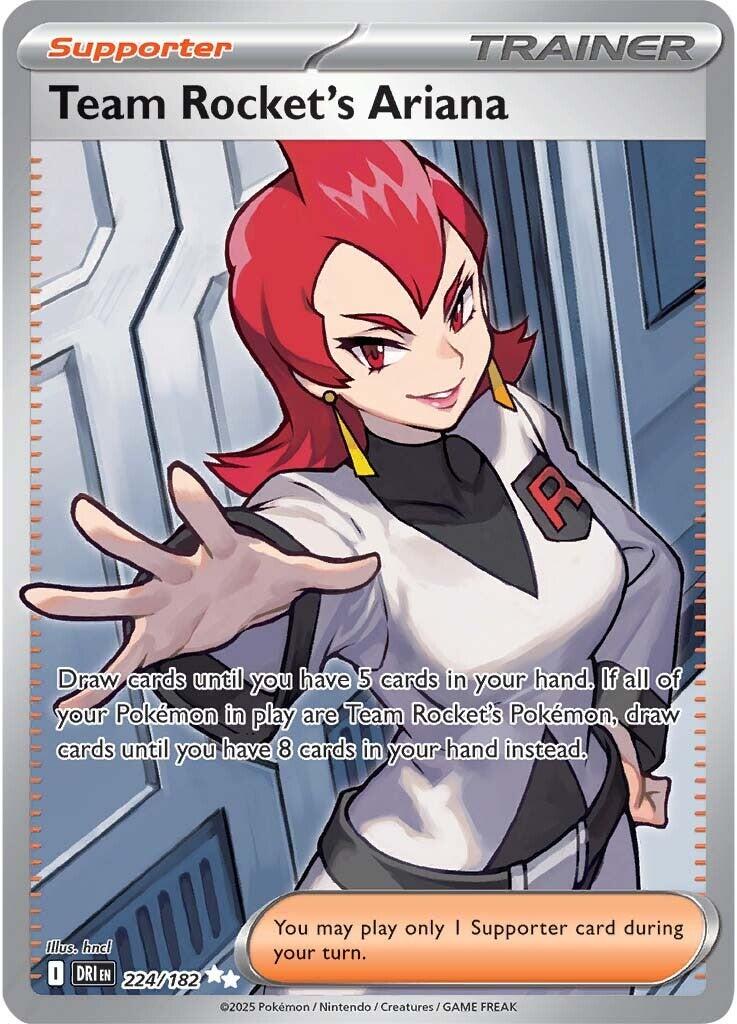Team Rocket's Ariana (224/182) [Scarlet & Violet: Destined Rivals] | Mega City Incorporated