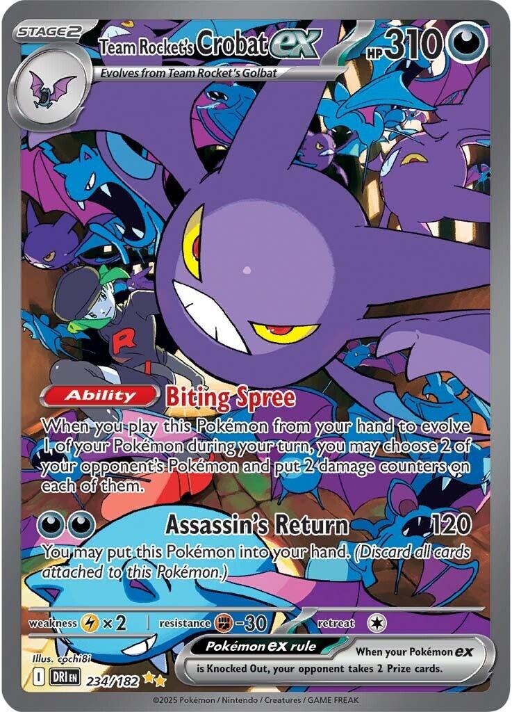 Team Rocket's Crobat ex (234/182) [Scarlet & Violet: Destined Rivals] | Mega City Incorporated