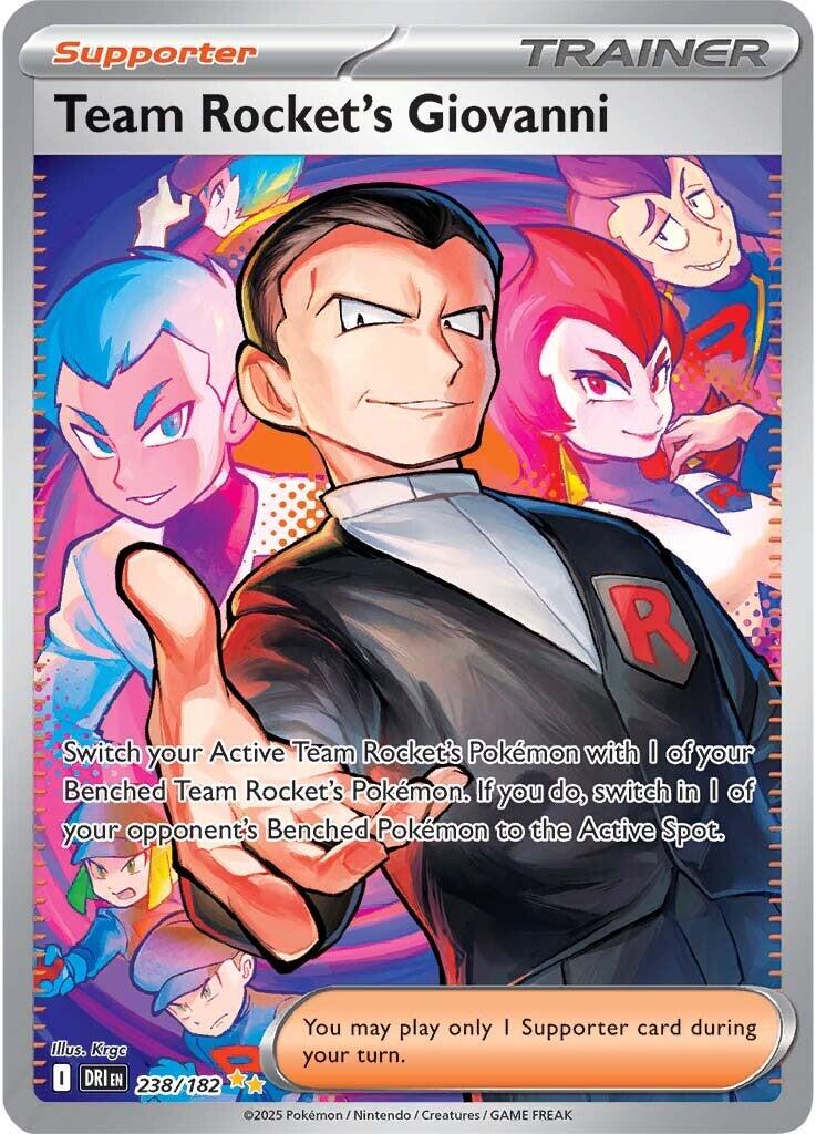 Team Rocket's Giovanni (238/182) [Scarlet & Violet: Destined Rivals] | Mega City Incorporated