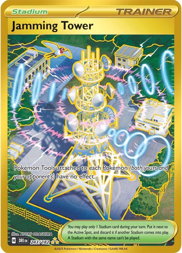 Jamming Tower (243/182) [Scarlet & Violet: Destined Rivals] | Mega City Incorporated