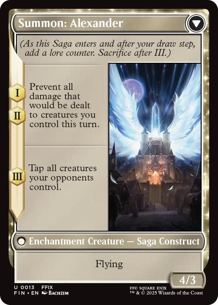 Crystal Fragments // Summon: Alexander [FINAL FANTASY] | Mega City Incorporated