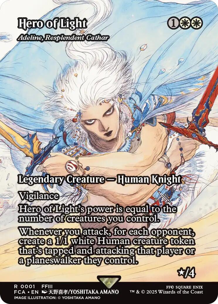 Hero of Light - Adeline, Resplendent Cathar (Showcase) [FINAL FANTASY : Through the Ages] | Mega City Incorporated