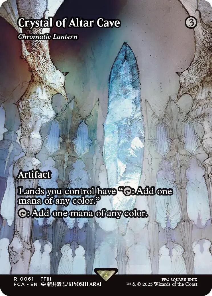 Crystal of Altar Cave - Chromatic Lantern (Showcase) [FINAL FANTASY : Through the Ages] | Mega City Incorporated
