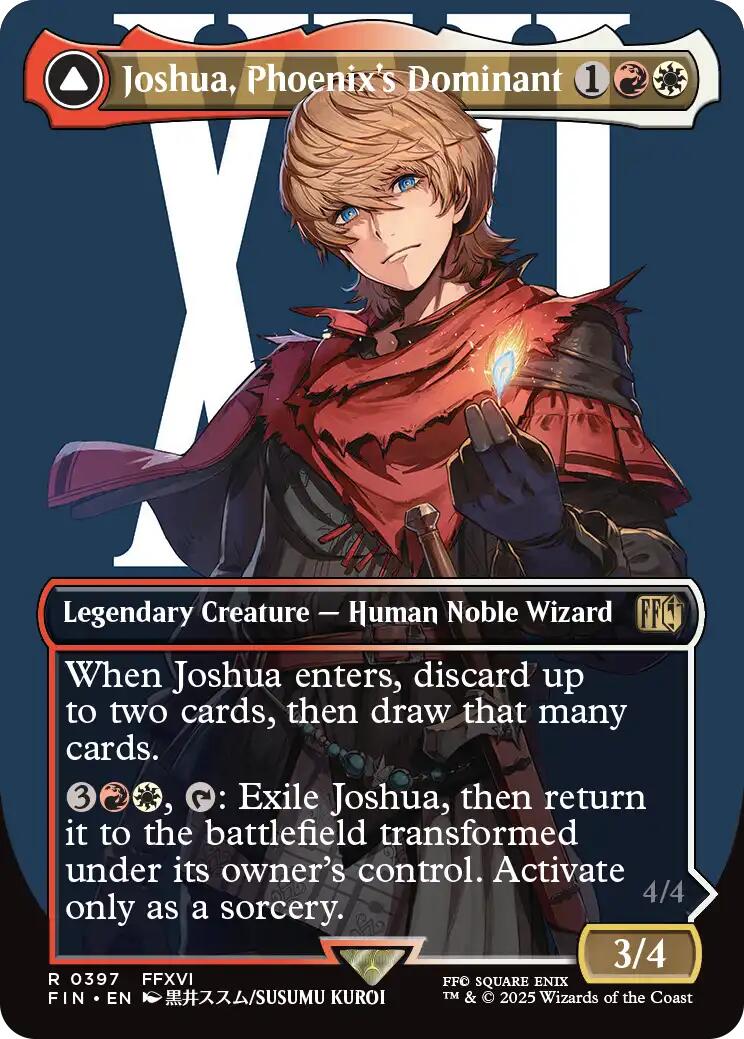 Joshua, Phoenix's Dominant (Borderless) [FINAL FANTASY] | Mega City Incorporated