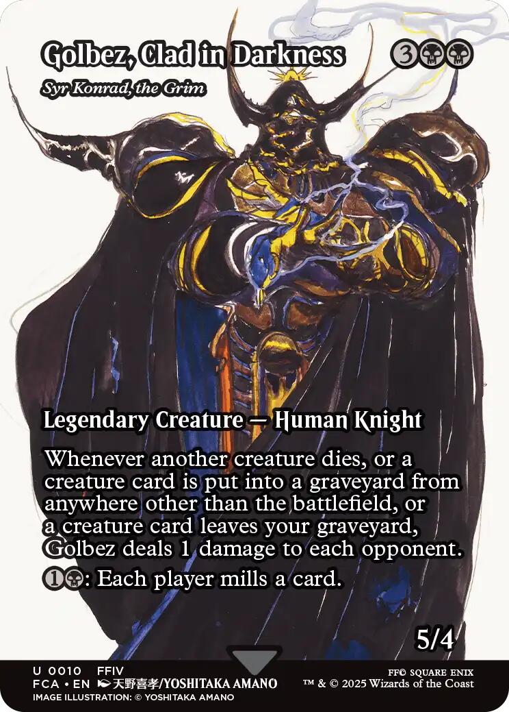 Golbez, Clad in Darkness - Syr Konrad, the Grim (Showcase) [FINAL FANTASY : Through the Ages] | Mega City Incorporated