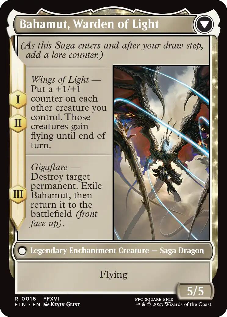 Dion, Bahamut's Dominant // Bahamut, Warden of Light [FINAL FANTASY] | Mega City Incorporated