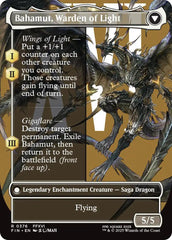 Dion, Bahamut's Dominant // Bahamut, Warden of Light (Borderless) [FINAL FANTASY] | Mega City Incorporated