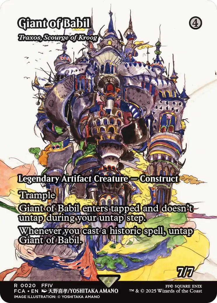 Giant of Babil - Traxos, Scourge of Kroog (Showcase) [FINAL FANTASY : Through the Ages] | Mega City Incorporated