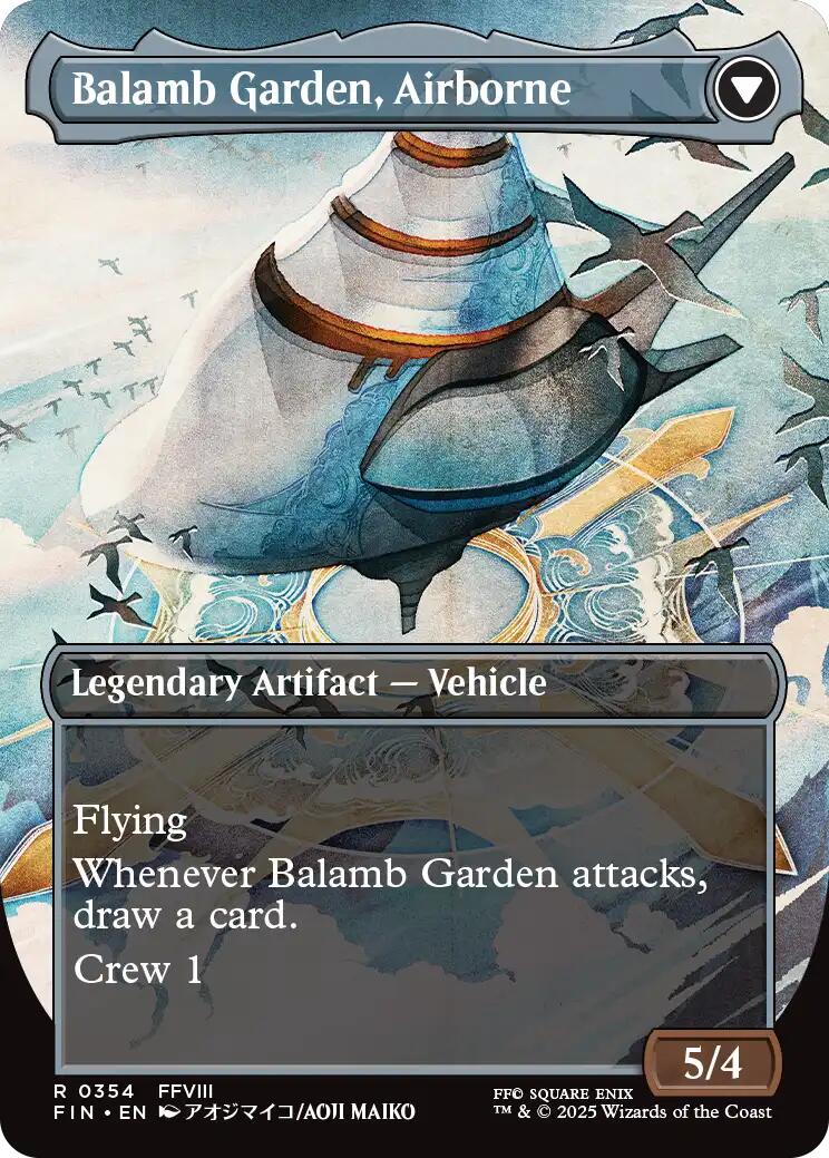 Balamb Garden, SeeD Academy // Balamb Garden, Airborne (Borderless) [FINAL FANTASY] | Mega City Incorporated