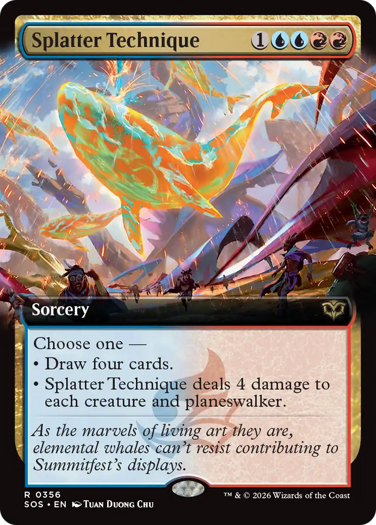 Splatter Technique (Extended Art) [Secrets of Strixhaven] | Mega City Incorporated