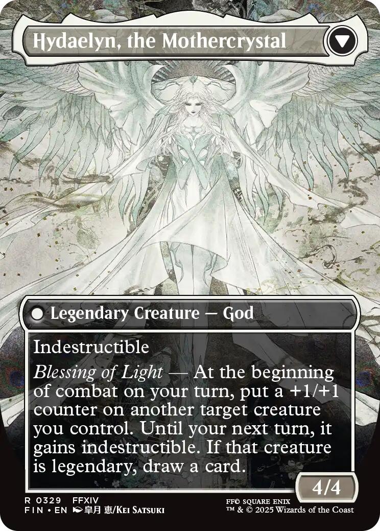 Venat, Heart of Hydaelyn // Hydaelyn, the Mothercrystal (Borderless) [FINAL FANTASY] | Mega City Incorporated