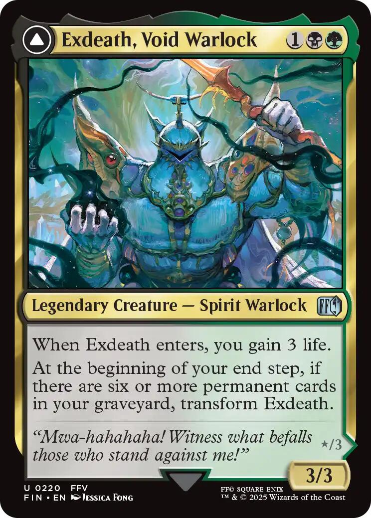 Exdeath, Void Warlock // Neo Exdeath, Dimension's End [FINAL FANTASY] | Mega City Incorporated