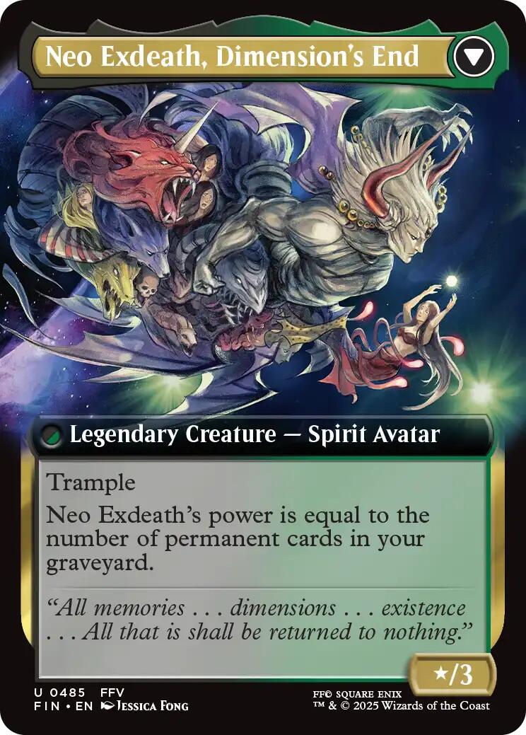 Exdeath, Void Warlock // Neo Exdeath, Dimension's End (Extended Art) [FINAL FANTASY] | Mega City Incorporated